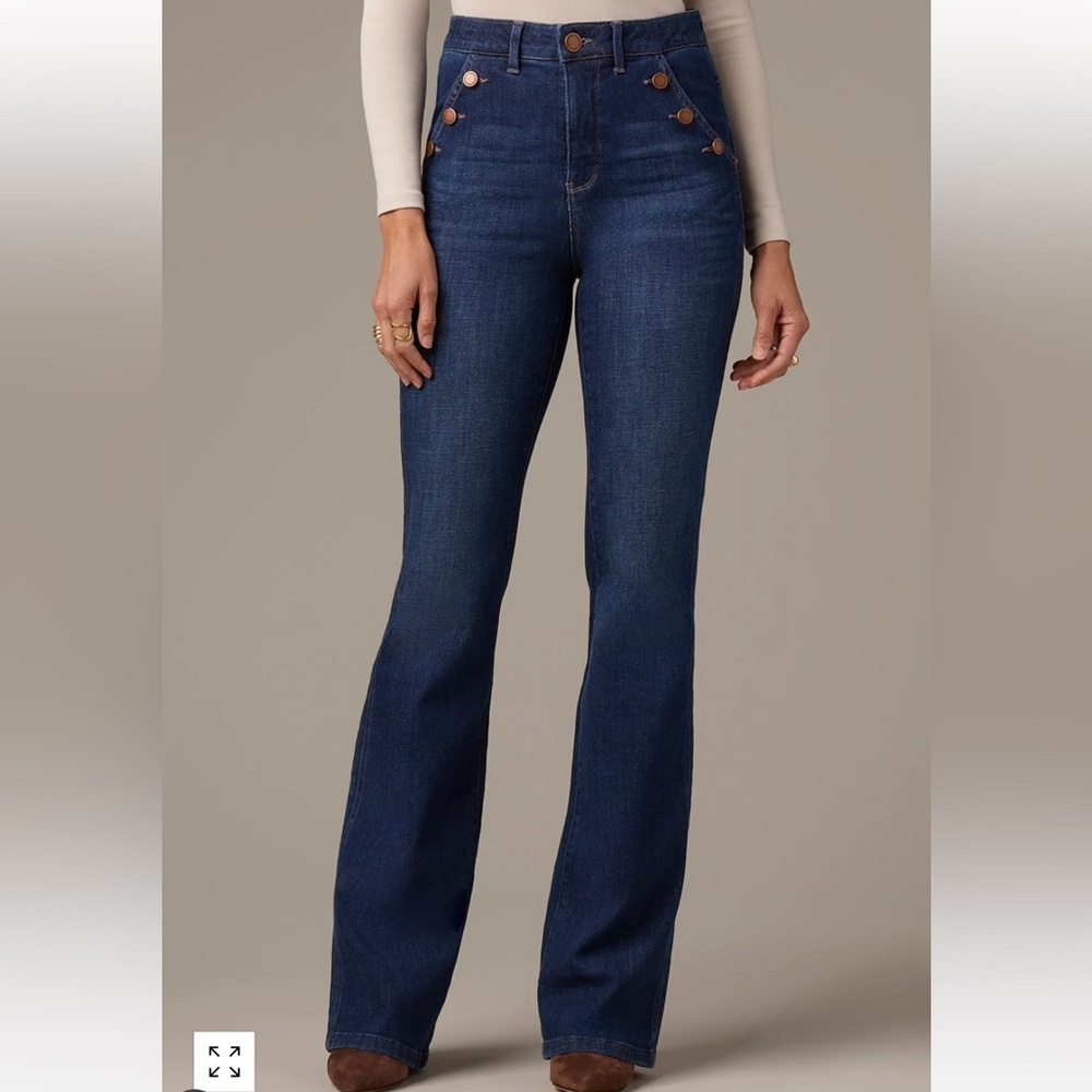 Wit & Wisdom Skyrise Long Flare Jeans – Size 12 (NWT)